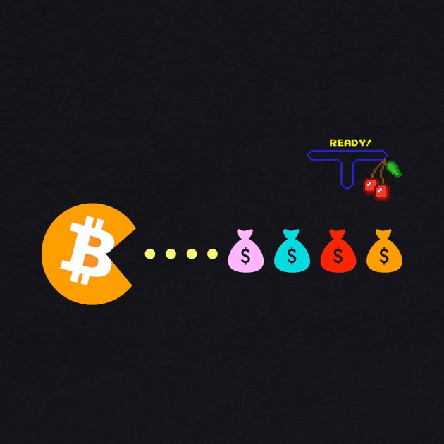 Bitcoin eats Dollar by Strohalm